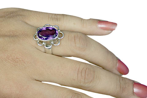 SKU 9171 unique Amethyst rings Jewelry