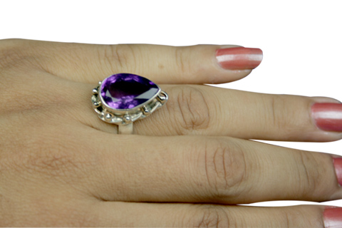 SKU 9181 unique Amethyst rings Jewelry