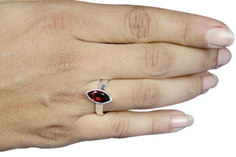 SKU 9199 unique Garnet rings Jewelry