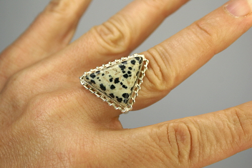 SKU 9360 unique Jasper rings Jewelry