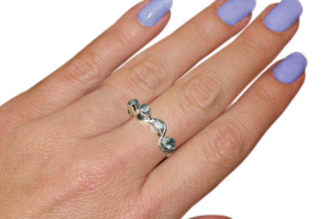 SKU 9514 unique Blue Topaz rings Jewelry