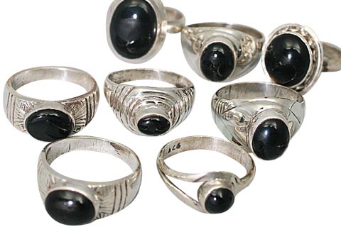 SKU 9788 unique Onyx rings Jewelry