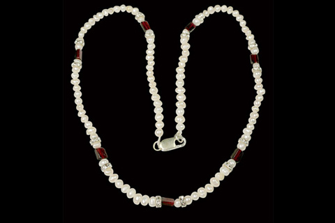 SKU 100 - a Pearl Necklaces Jewelry Design image