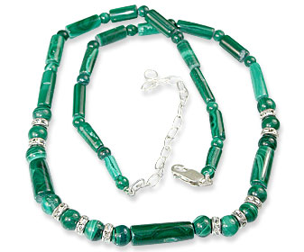 SKU 1015 - a Malachite Necklaces Jewelry Design image