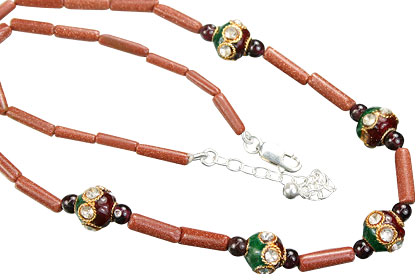 SKU 1020 - a Goldstone Necklaces Jewelry Design image