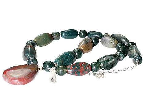 SKU 10551 - a Bloodstone necklaces Jewelry Design image