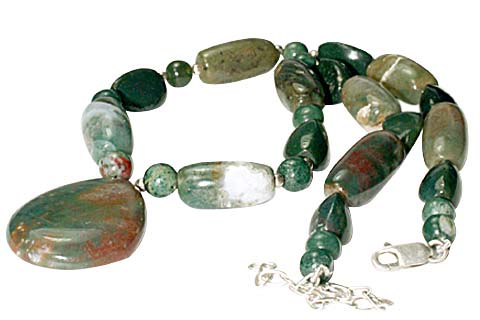 SKU 10565 - a Bloodstone necklaces Jewelry Design image