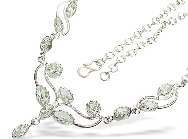 SKU 10744 - a Green amethyst necklaces Jewelry Design image