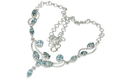 SKU 10747 - a Blue Topaz necklaces Jewelry Design image