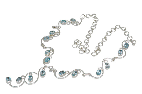 SKU 10748 - a Blue Topaz necklaces Jewelry Design image
