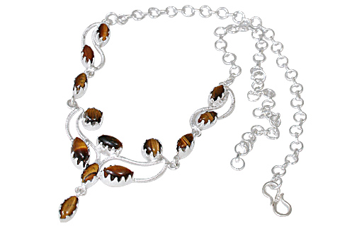 SKU 10751 - a Tiger eye necklaces Jewelry Design image