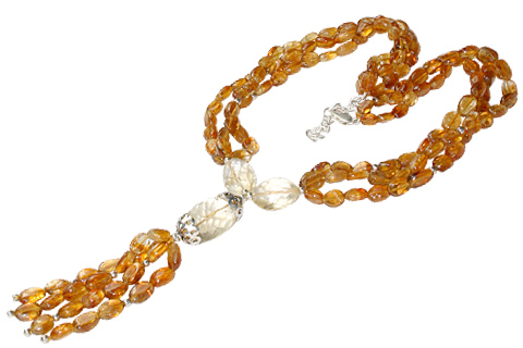 SKU 10907 - a Citrine necklaces Jewelry Design image