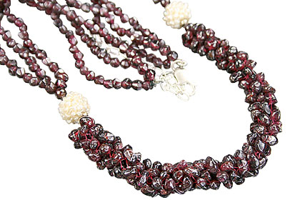 SKU 10955 - a Garnet necklaces Jewelry Design image