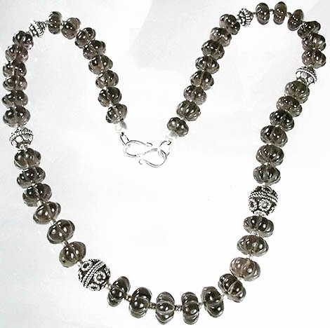 SKU 1100 - a Smoky Quartz Necklaces Jewelry Design image