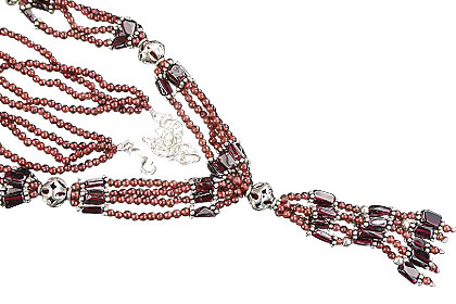SKU 1115 - a Garnet Necklaces Jewelry Design image