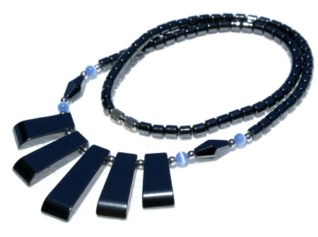 SKU 11206 - a Hematite necklaces Jewelry Design image