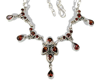 SKU 1126 - a Garnet Necklaces Jewelry Design image