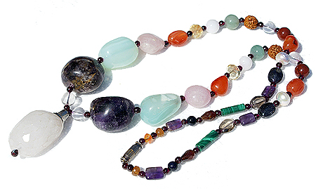 SKU 11358 - a Multi-stone necklaces Jewelry Design image