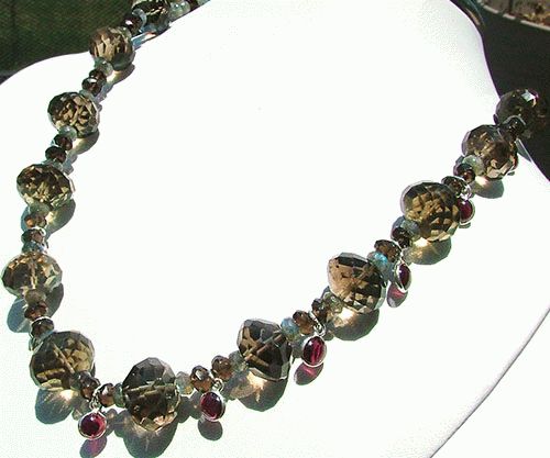 SKU 1147 - a Smoky Quartz Necklaces Jewelry Design image