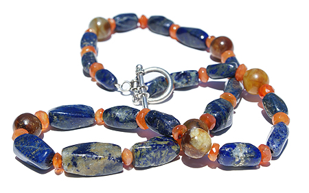 SKU 11497 - a Lapis Lazuli necklaces Jewelry Design image