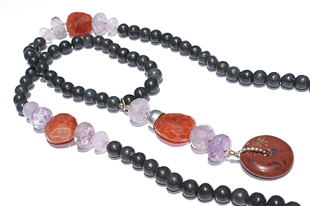 SKU 11516 - a Multi-stone necklaces Jewelry Design image