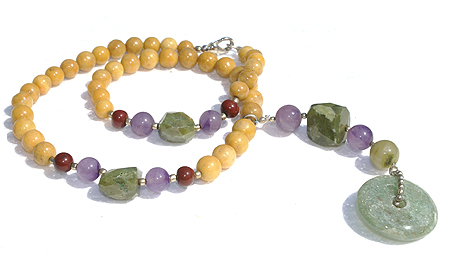 SKU 11517 - a Multi-stone necklaces Jewelry Design image