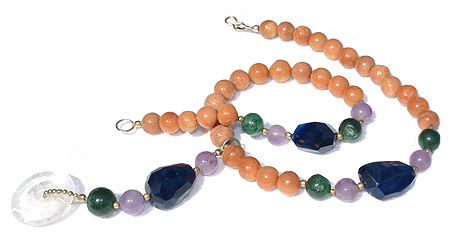 SKU 11519 - a Multi-stone necklaces Jewelry Design image
