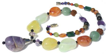 SKU 11521 - a Multi-stone necklaces Jewelry Design image