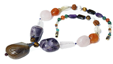 SKU 11522 - a Multi-stone necklaces Jewelry Design image