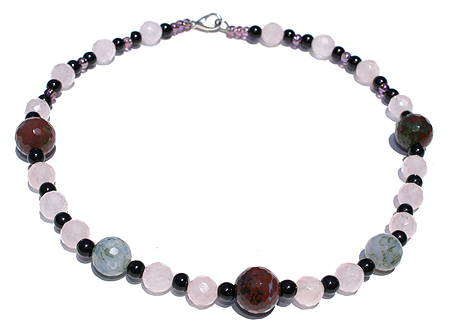 SKU 11719 - a Rose quartz necklaces Jewelry Design image