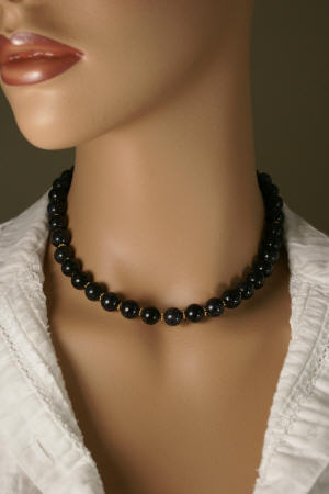SKU 11828 - a Goldstone necklaces Jewelry Design image