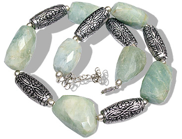 SKU 11927 - a Aquamarine necklaces Jewelry Design image