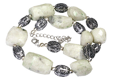 SKU 11934 - a howlite necklaces Jewelry Design image