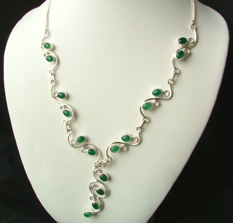 SKU 1195 - a Onyx Necklaces Jewelry Design image