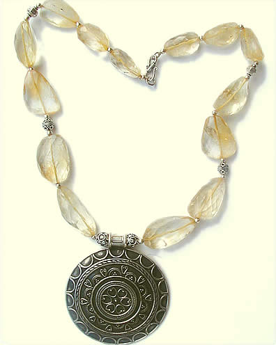 SKU 1211 - a Citrine Necklaces Jewelry Design image