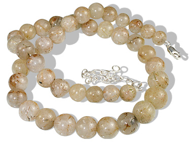 SKU 12185 - a Golden Rutile necklaces Jewelry Design image