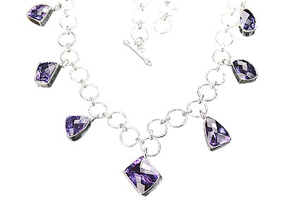 SKU 12281 - a alexandrite necklaces Jewelry Design image