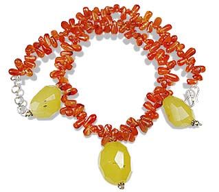 SKU 12349 - a Carnelian necklaces Jewelry Design image