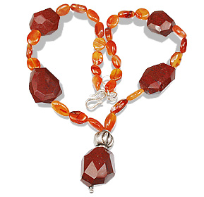SKU 12351 - a Carnelian necklaces Jewelry Design image
