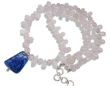SKU 12356 - a Rose quartz necklaces Jewelry Design image
