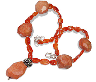 SKU 12357 - a Carnelian necklaces Jewelry Design image