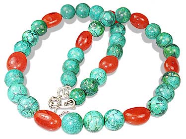 SKU 12358 - a Turquoise necklaces Jewelry Design image