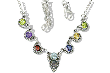 SKU 12519 - a Multi-stone necklaces Jewelry Design image