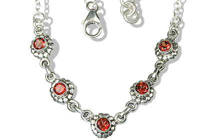 SKU 12524 - a Garnet necklaces Jewelry Design image
