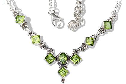 SKU 12530 - a Peridot necklaces Jewelry Design image