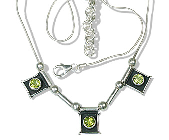 SKU 12534 - a Peridot necklaces Jewelry Design image