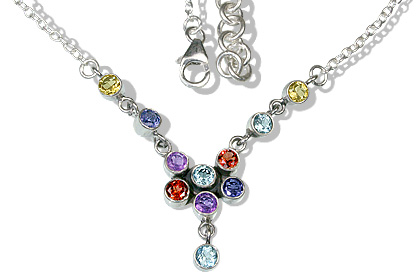 SKU 12597 - a Multi-stone necklaces Jewelry Design image