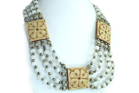 SKU 126 - a Snow Quartz Necklaces Jewelry Design image