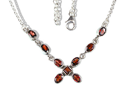 SKU 12618 - a Garnet Necklaces Jewelry Design image