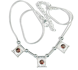 SKU 12627 - a Garnet necklaces Jewelry Design image